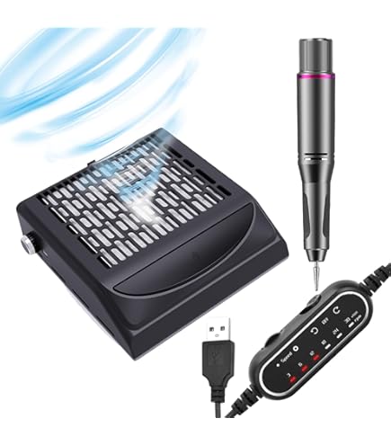 Amazon.co.jp: L'UGX ネイル 集塵機 ネイルダストコレクター 5000RPM